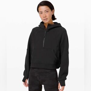 Lululemon Scuba Oversized 1/2 Zip Hoodie Black